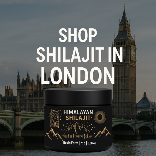 Buy Pure Himalayan Shilajit Resin in London –  Free Shipping!