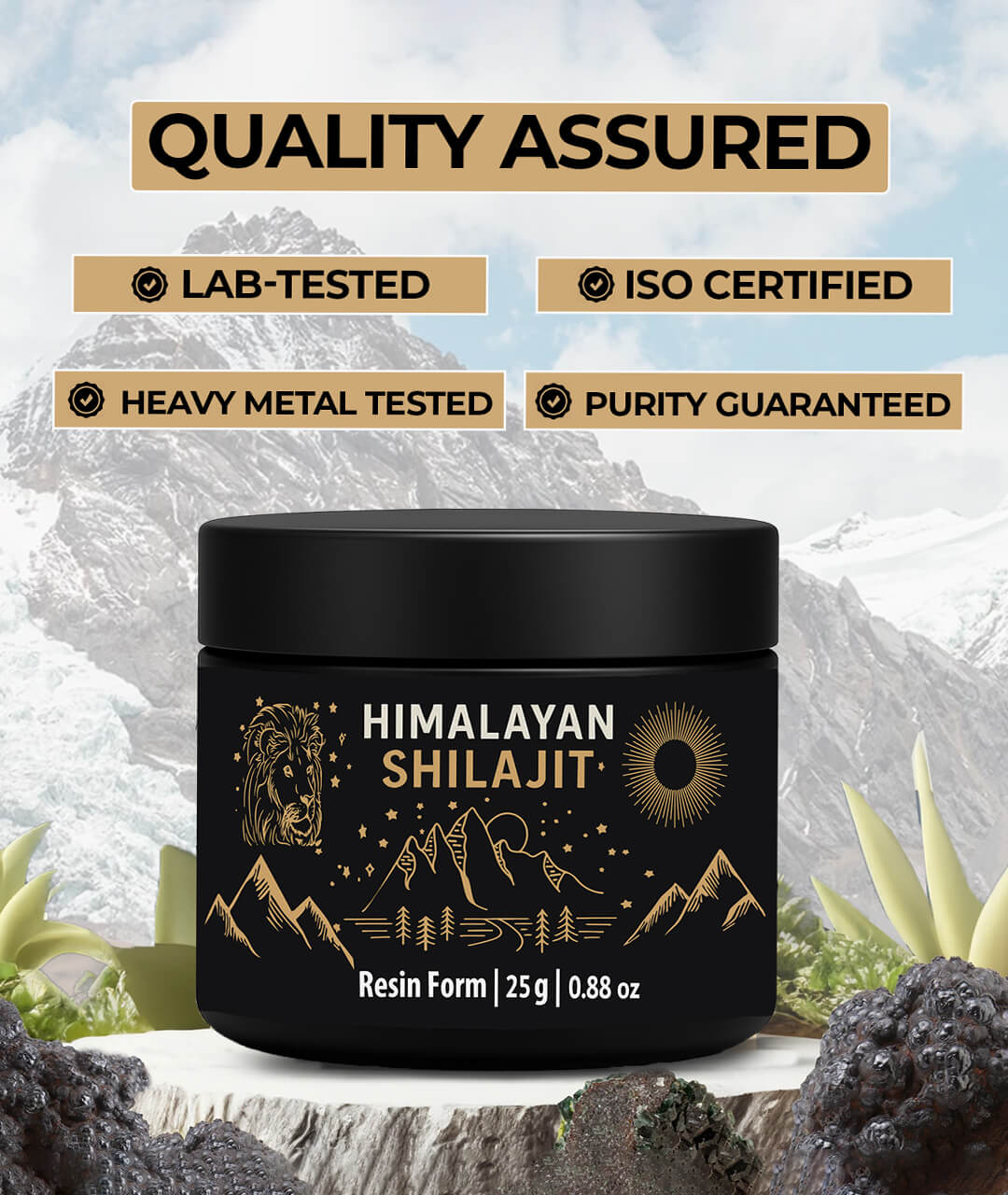 Buy Pure Himalayan Shilajit Resin UK | 100% Authentic & Lab-Tested