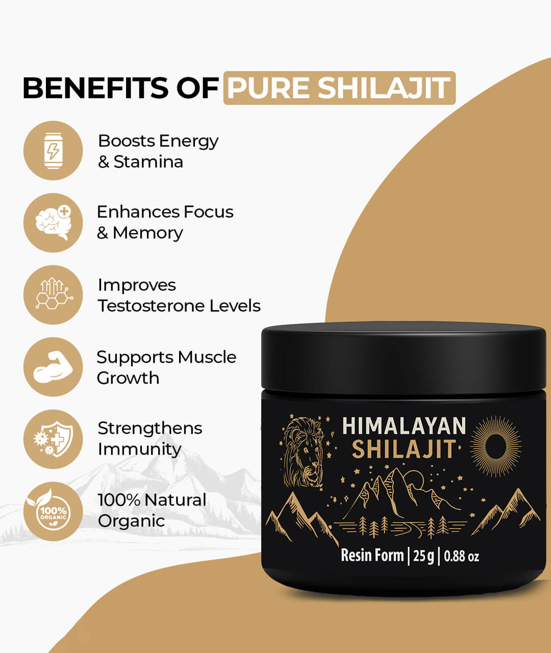 Buy Pure Himalayan Shilajit Resin UK | 100% Authentic & Lab-Tested