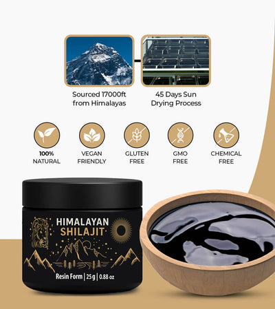 Buy Pure Himalayan Shilajit Resin UK | 100% Authentic & Lab-Tested