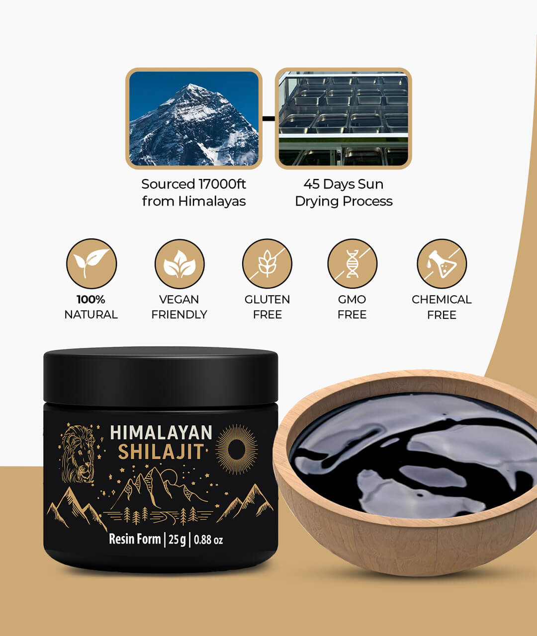 Buy Pure Himalayan Shilajit Resin UK | 100% Authentic & Lab-Tested